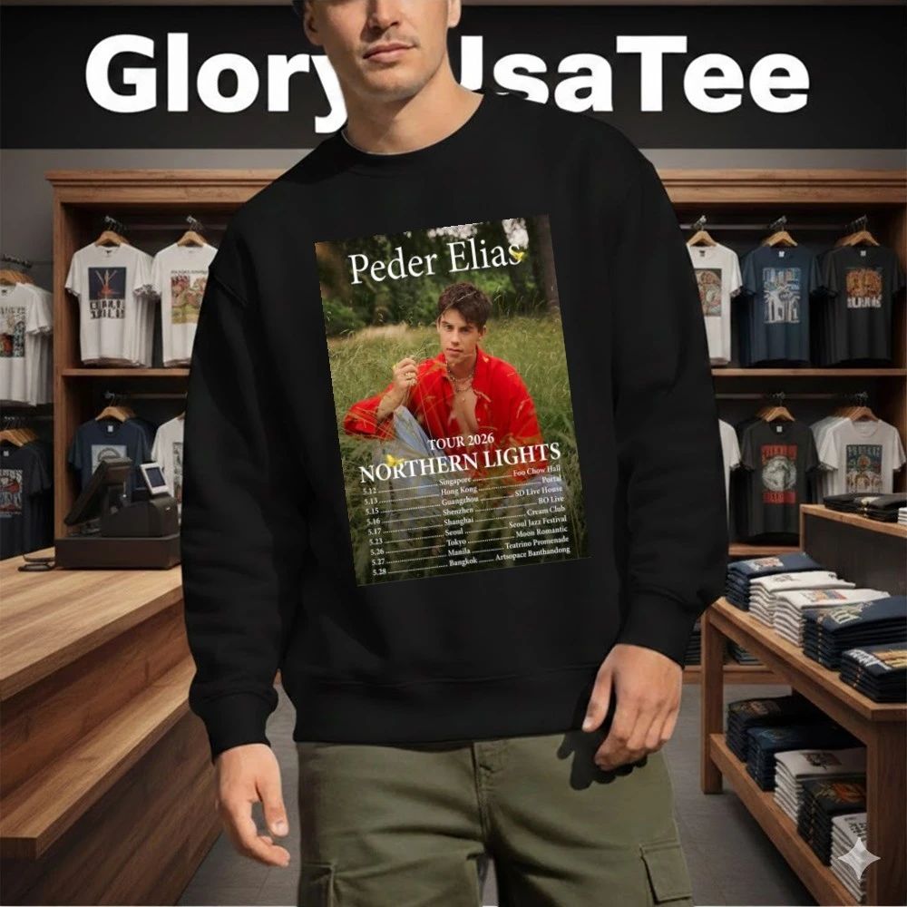 Peder Elias Tour 2026 Northern Lights Shirt
