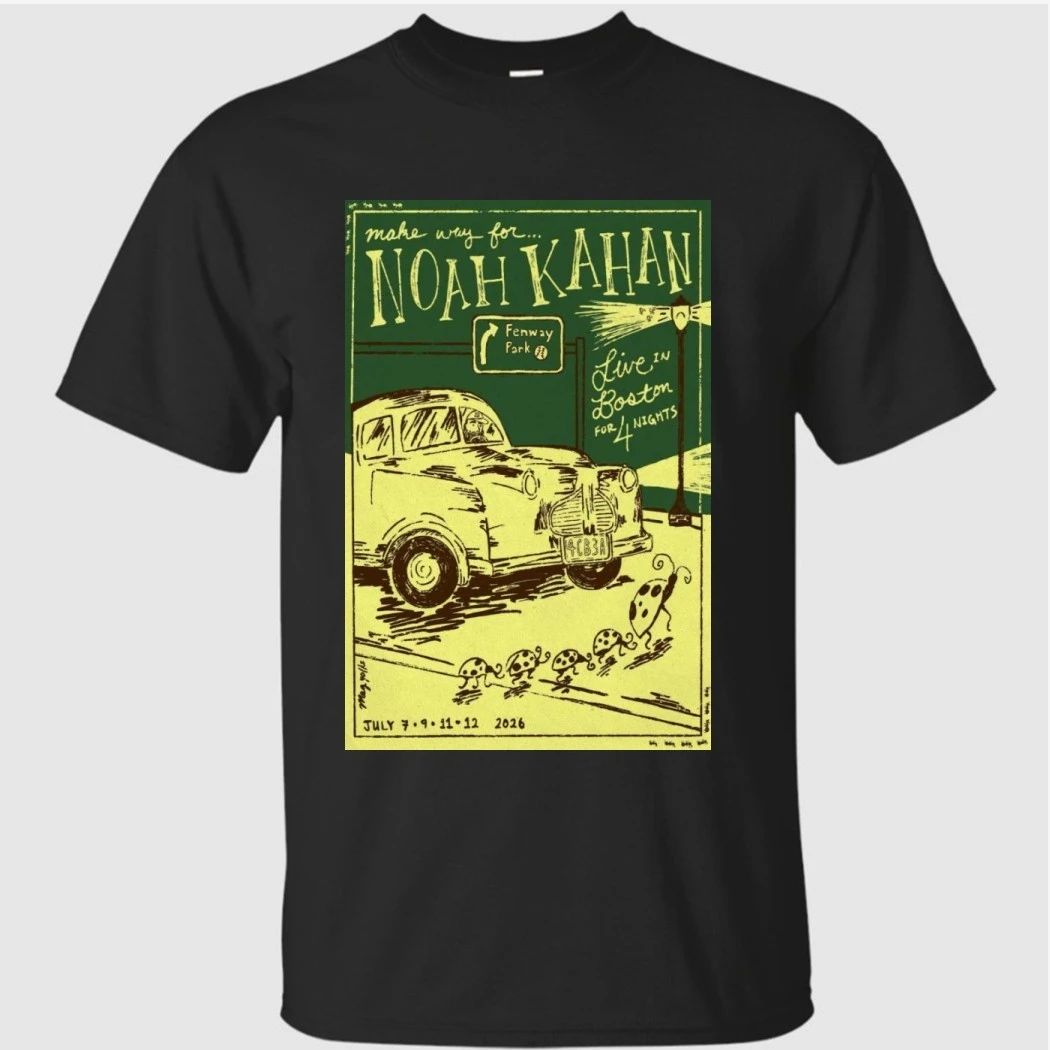 Noah Kahan July 7-12 2026 Fenway Fark Poster Shirt