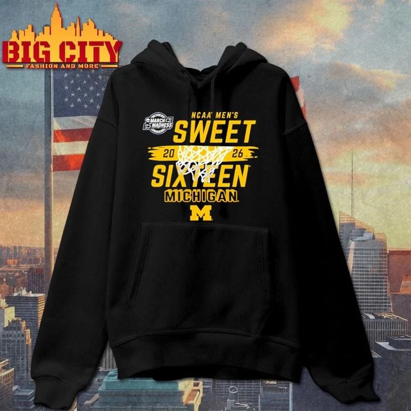 Michigan Wolverines 2026 NCAA Men’s Sweet College Basketball Shirt