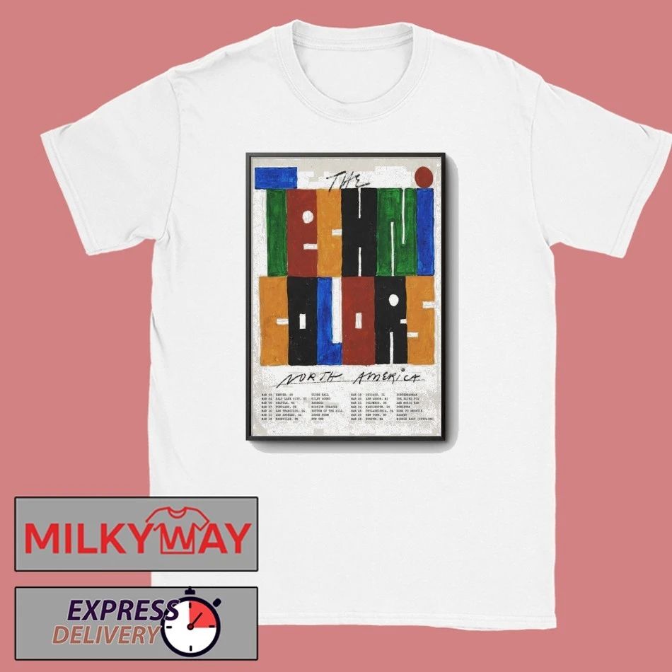 The Technicolors North America Tour 2026 Poster shirt