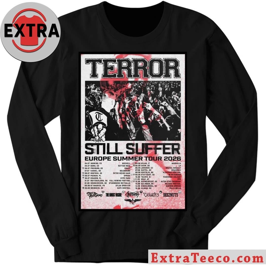TERROR Europe 2026 Summer Shows Poster Shirt