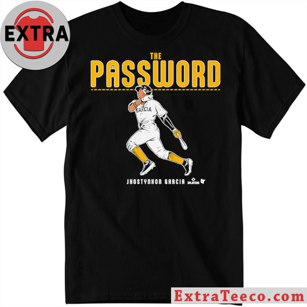Jhostynxon Garcia Pittsburgh Pirates The Password Baseball Shirt