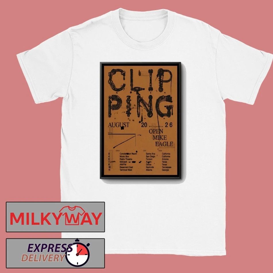 Clipping Poster August 2026 Shows shirt