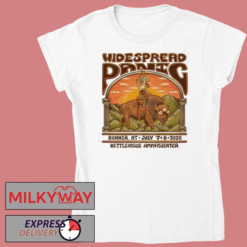 Widespread Panic 7 7-7 8 2026 Bonner MT Shirt