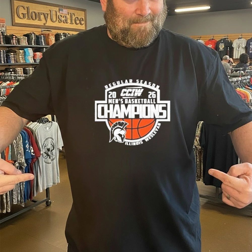 Illinois Wesleyan Men’s Basketball CCIW Regular Season Champions 2026 Shirt