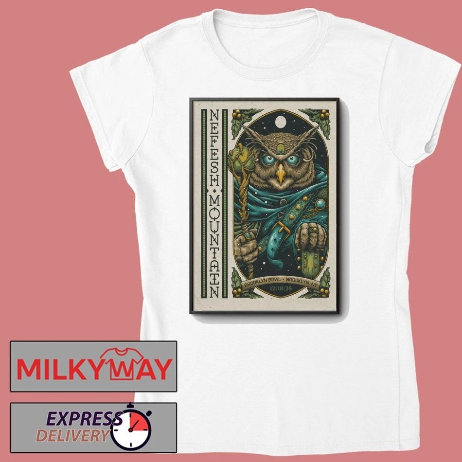 Nefesh Mountain 12.18.2025 Brooklyn NY Poster shirt