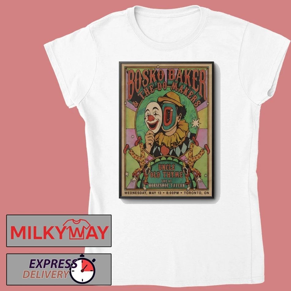 Bosko Baker And Uncle Old Thyme Event Toronto ON On May 13 2026 Poster shirt