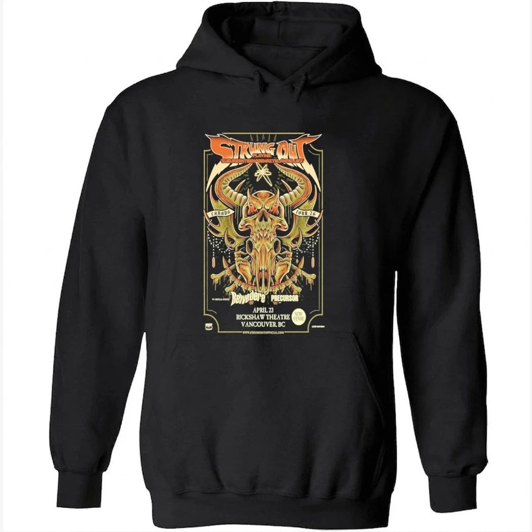 Strung Out Rickshaw Theatre April 23 2026 Vancouver, BC Shirt
