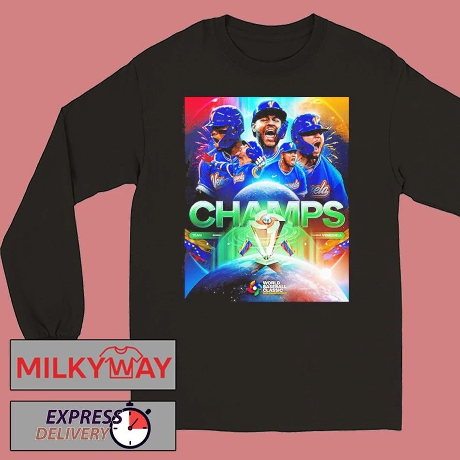 Congrats Venezuela Baseball Champions World Baseball Classic 2026 First Time In History shirt