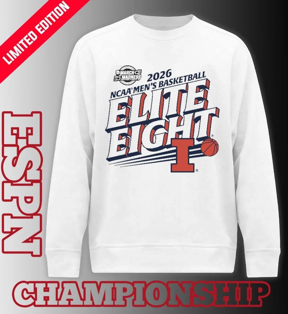 Elite Eight 2026 Illinois Men’s Basketball T-Shirt