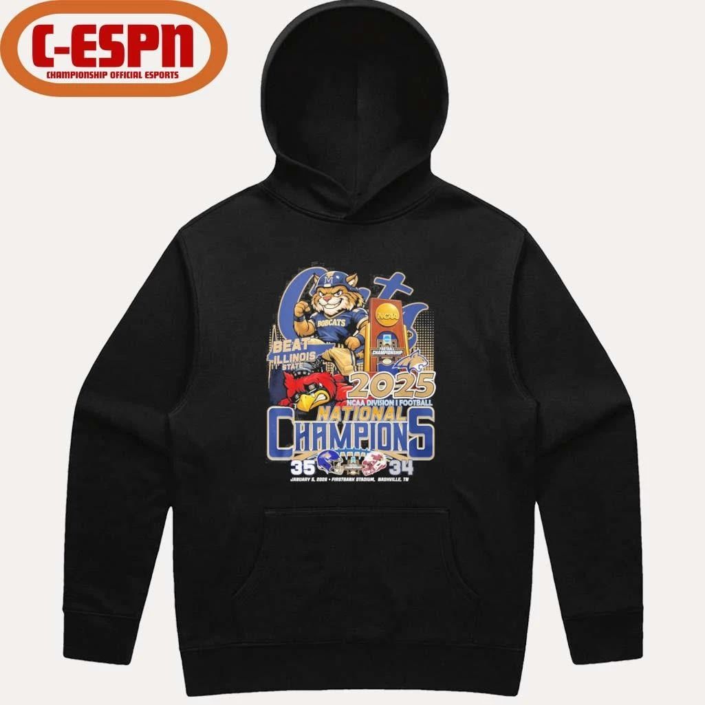 Montana State Beat Illinois State FCS National Champions Score Shirt