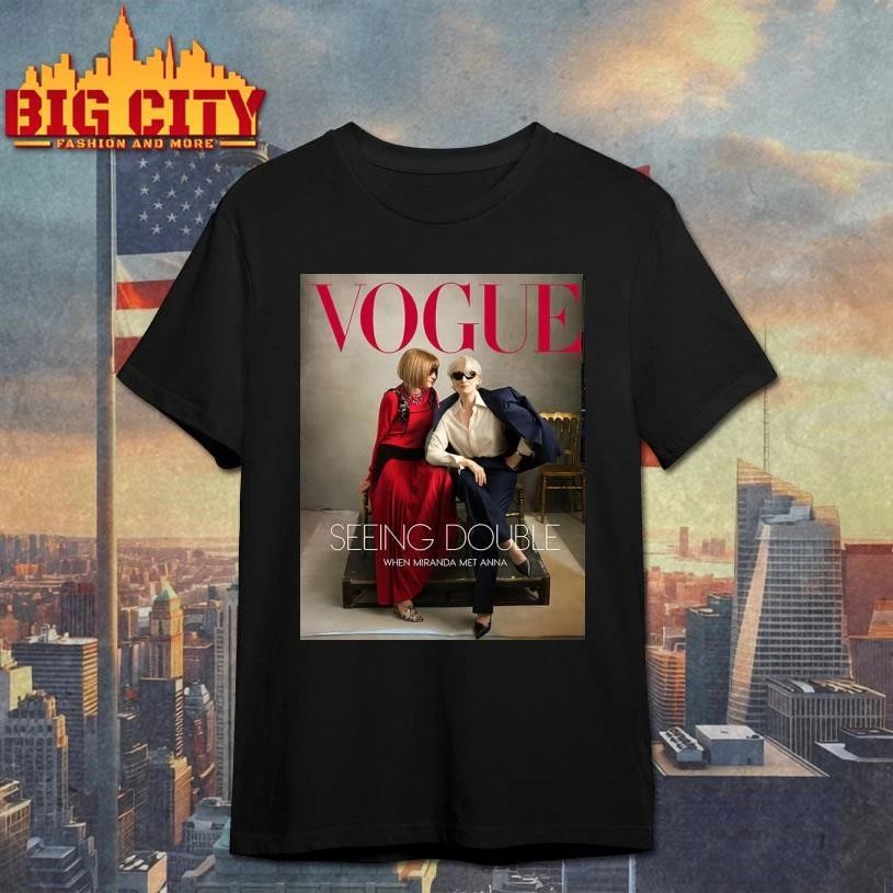 Vogue Magazine 2026 Seeing Double When Miranda Met Anna Poster Shirt