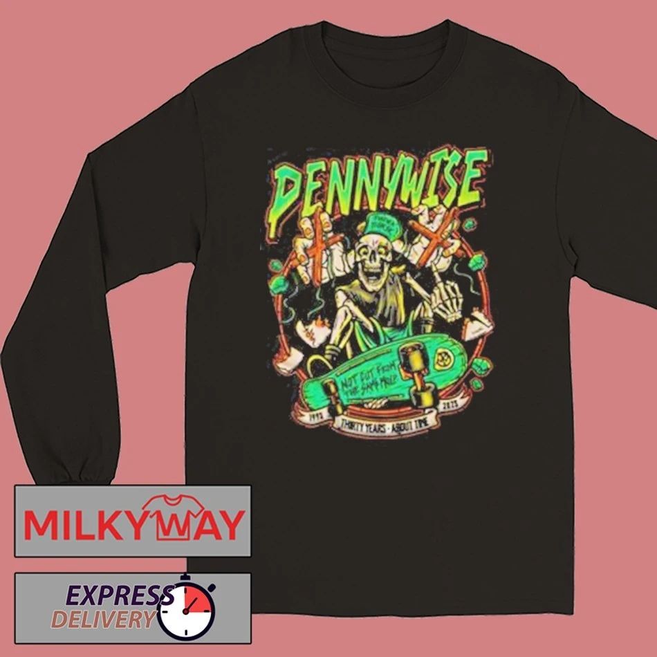 Pennywise About Time 30 Years Anniversary Same Old Story shirt