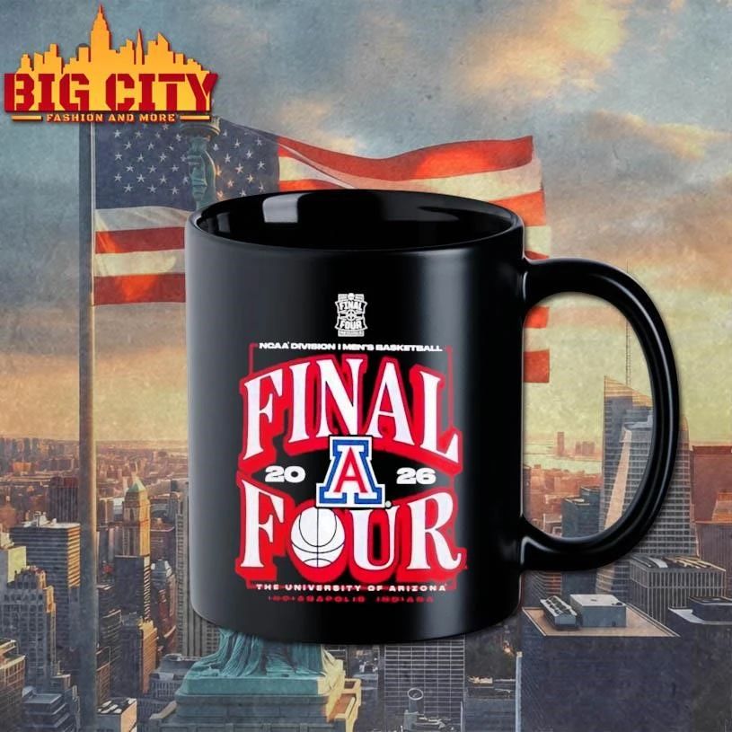 Arizona Wildcats 2026 NCAA Division I Men’s Basketball Final Four College Shirt