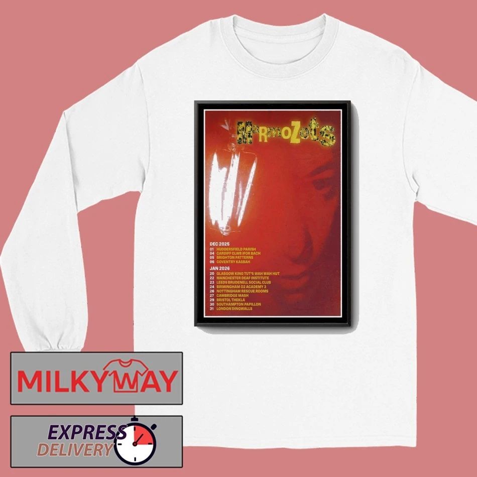 Marmozets December 2025 and January 2026 Poster shirt