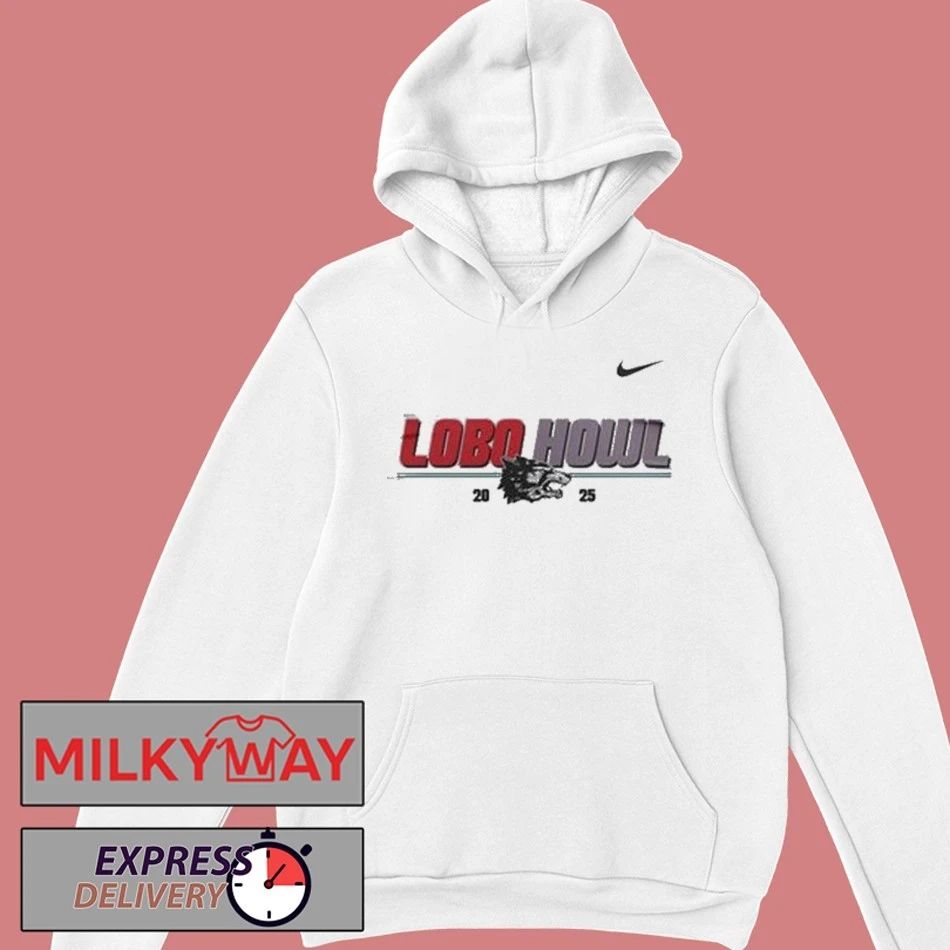 New Mexico Lobos “LOBO HOWL” White shirt