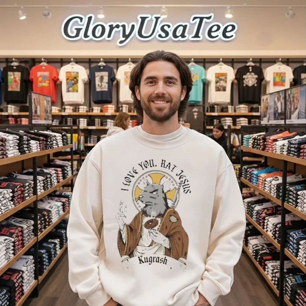 Dropout Shop Rat Jesus T-Shirt