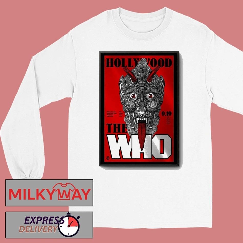 The Who Hollywood Bowl, Hollywood, CA Tour Sep 19, 2025 Poster shirt