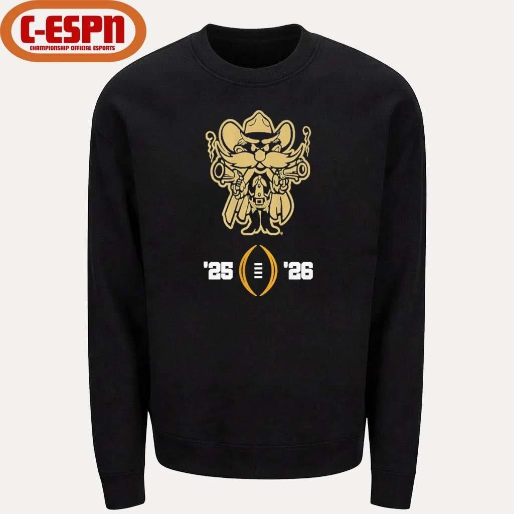 Texas Tech Football 2025-26 College Football Playoff Logo Shirt