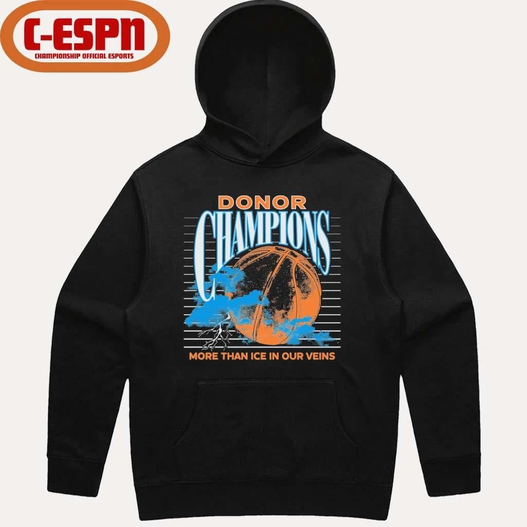 Donor Champions Take the Court Shirt