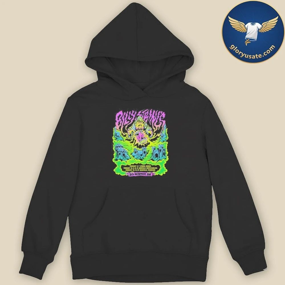 Billy Strings Winter 2026 Hoodie With Dates Shirt