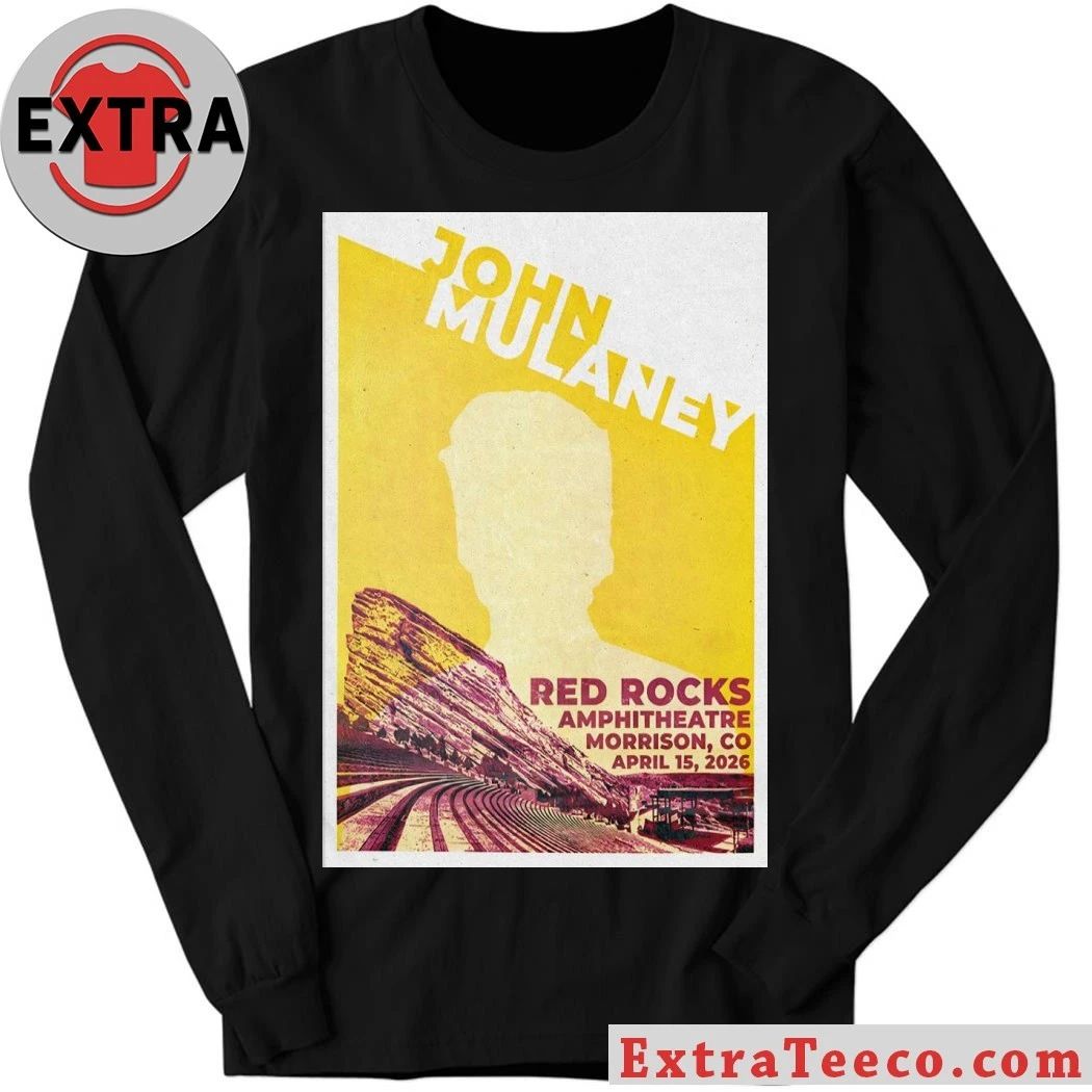John Mulaney Apr 15 2026 Red Rocks Amphitheatre Show Poster Shirt