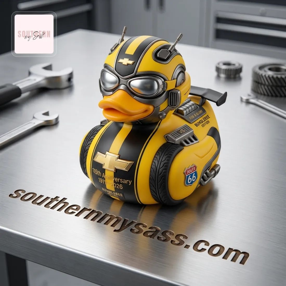 Chevrolet 115Th Anniversary Bumblebee Rubber Duck