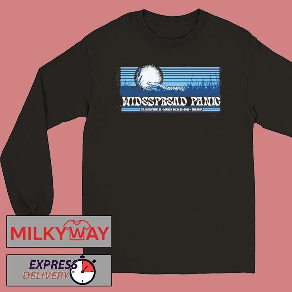 Widespread Panic St. Augustine, FL 2026 Event shirt