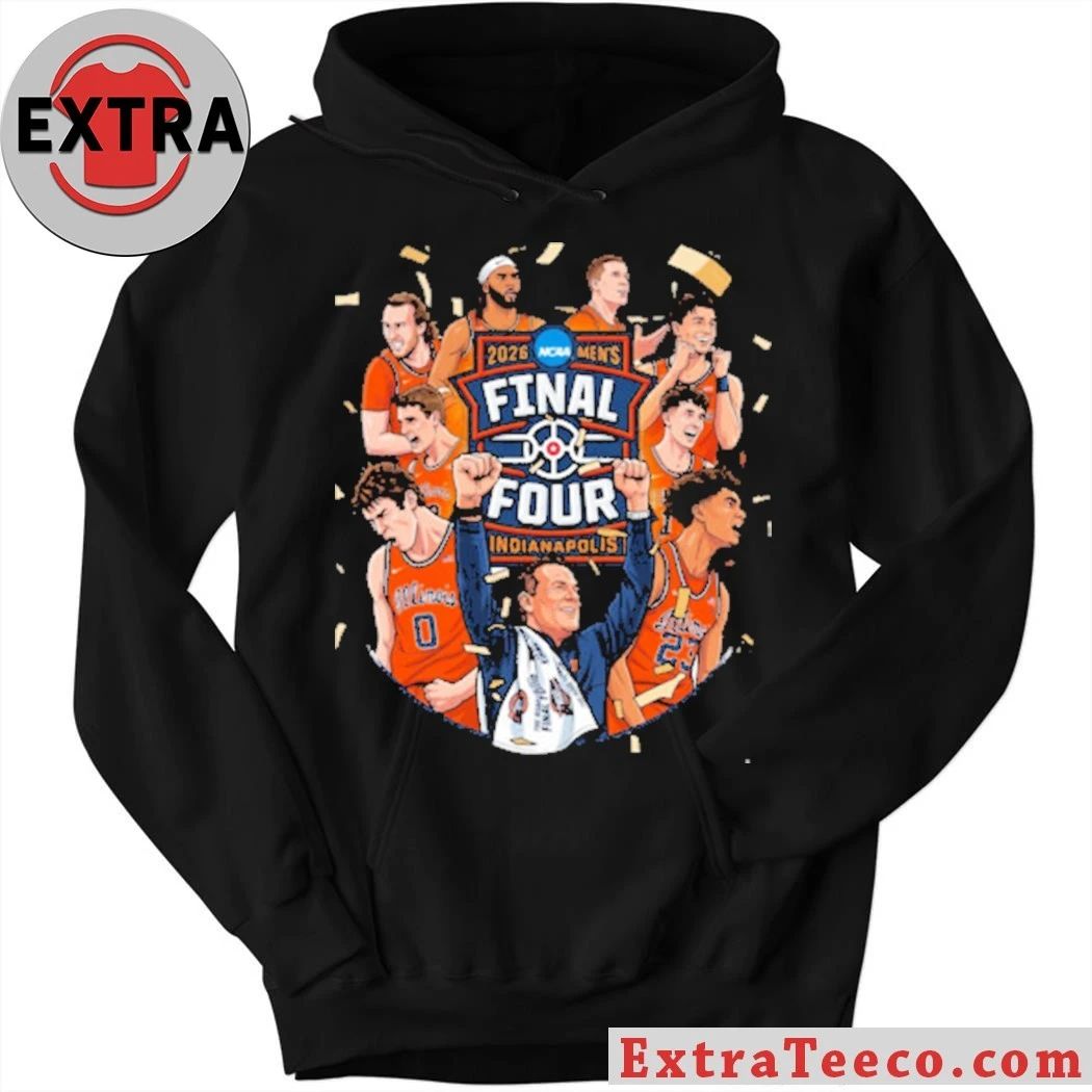 Illini Final Team 2026 Men’s Final Four Indianapolis Graphic T-Shirt