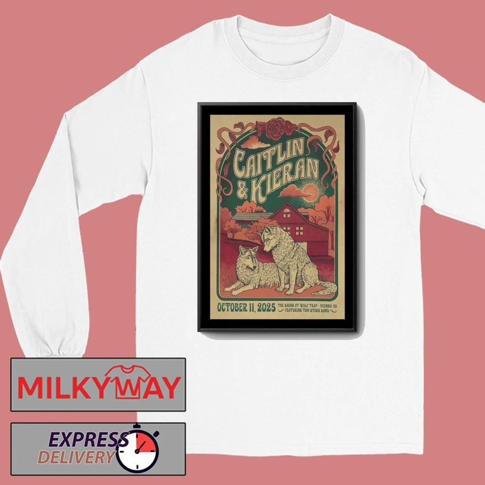 2025 Wolf Trap, Vienna, VA Tour Caitlin & Kieran Poster shirt