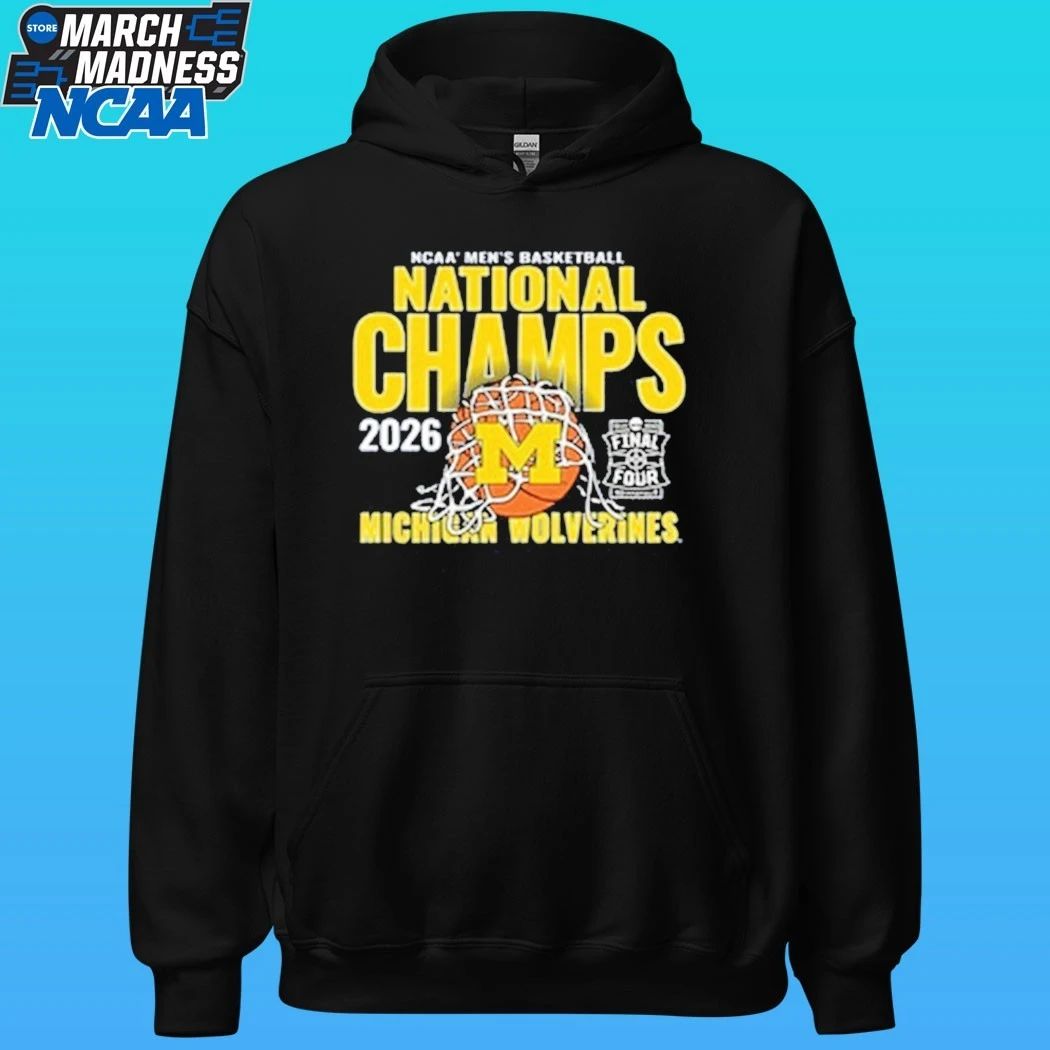 Michigan Wolverines Men’s Basketball National Champions Cut Net Shirt