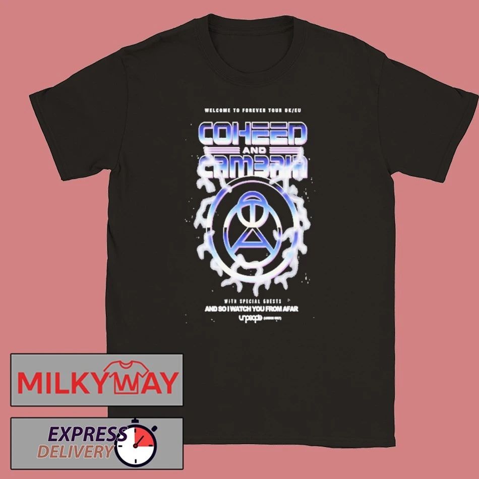 Coheed And Cambria Welcome To Forever Tour UK-EU 2025 Poster shirt