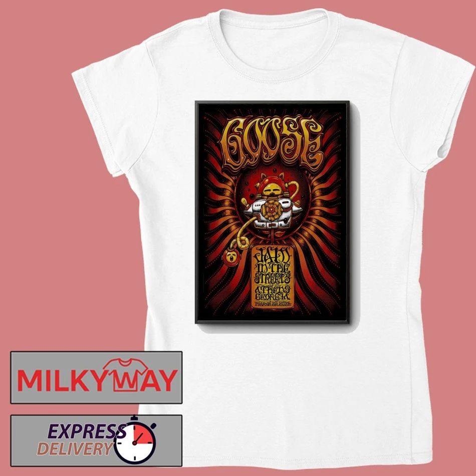 Goose Mar 28 2026 Jam in the Streets Athens GA Poster shirt
