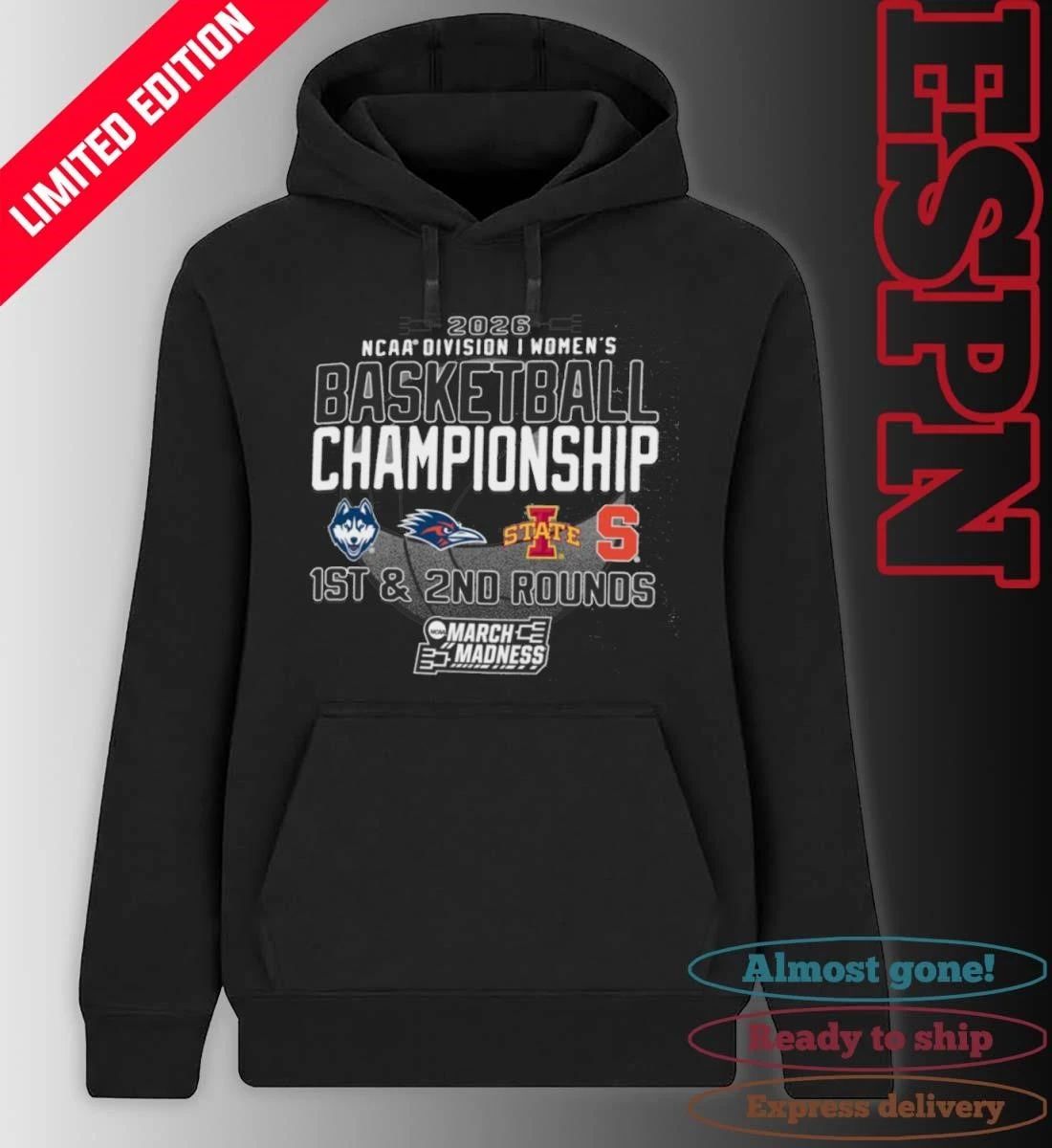 1st, 2nd Rounds 2026 NCAA DI Women’s Basketball Championship – Storrs, CT Shirt