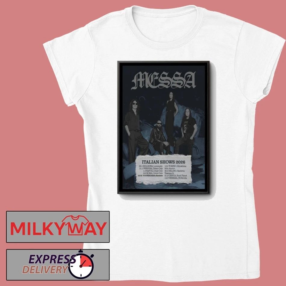 MESSA Tour 2026 Italian Poster shirt