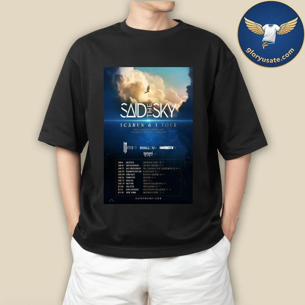 Said The Sky Icarus & I Tour 2026 Poster Shirt