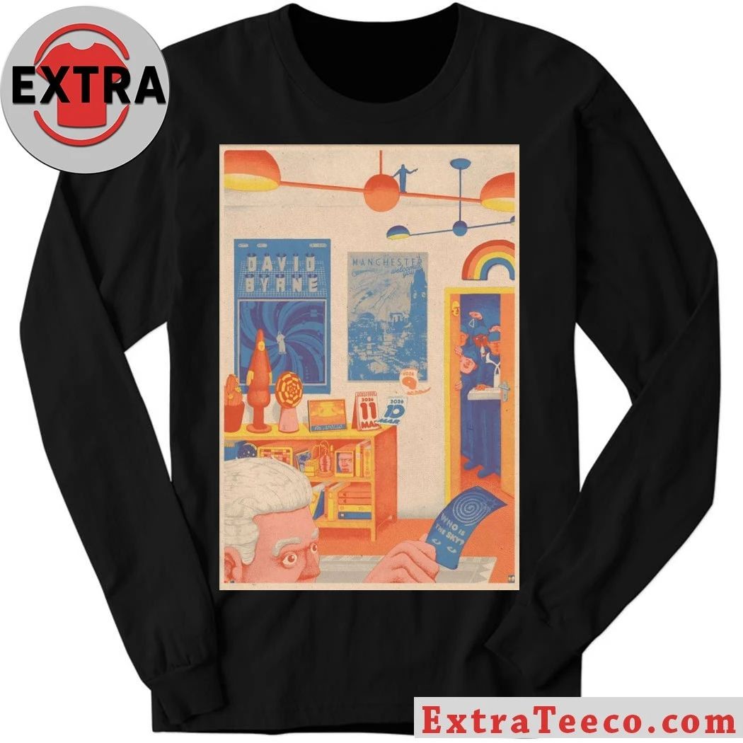 David Byrne Tour Manchester UK On March 10-11 2026 Poster Shirt