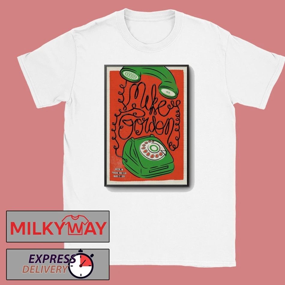 Limited Edition Mike Gordon March 27 2026 Boston, MA Poster shirt
