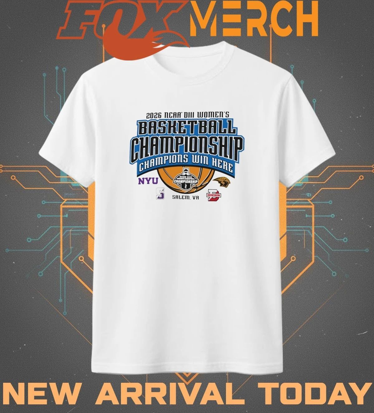 2026 NCAA DIII Women’s Basketball Championship Salem, VA t-shirt