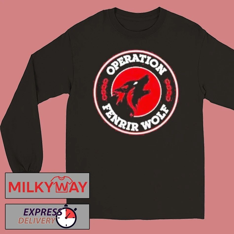 Nebraska Huskers Operation Fenrir Wolf T-Shirt