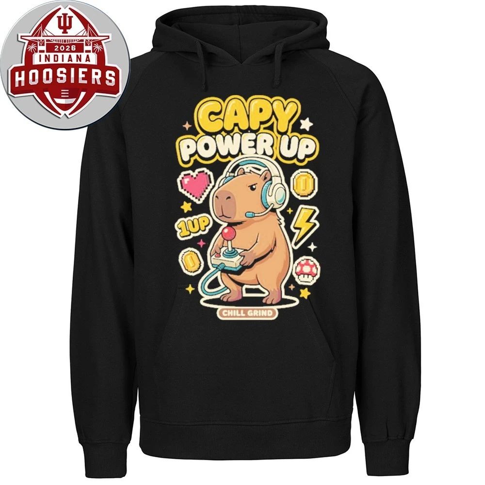Gamer Capybara Retro 8-Bit Pixel Shirt
