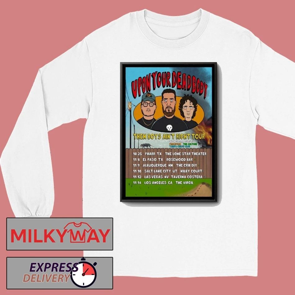 Upon Your Dead Body Fall Tour 2025 Poster shirt