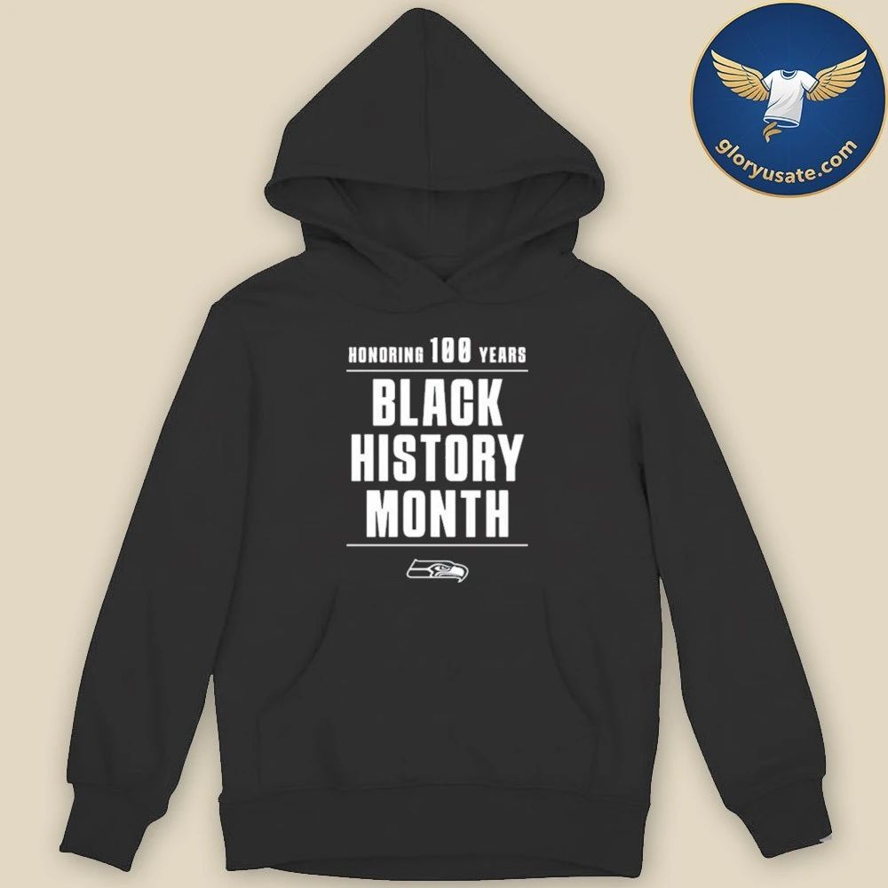 Honoring 100 Years Black History Month Seahawks Shirt