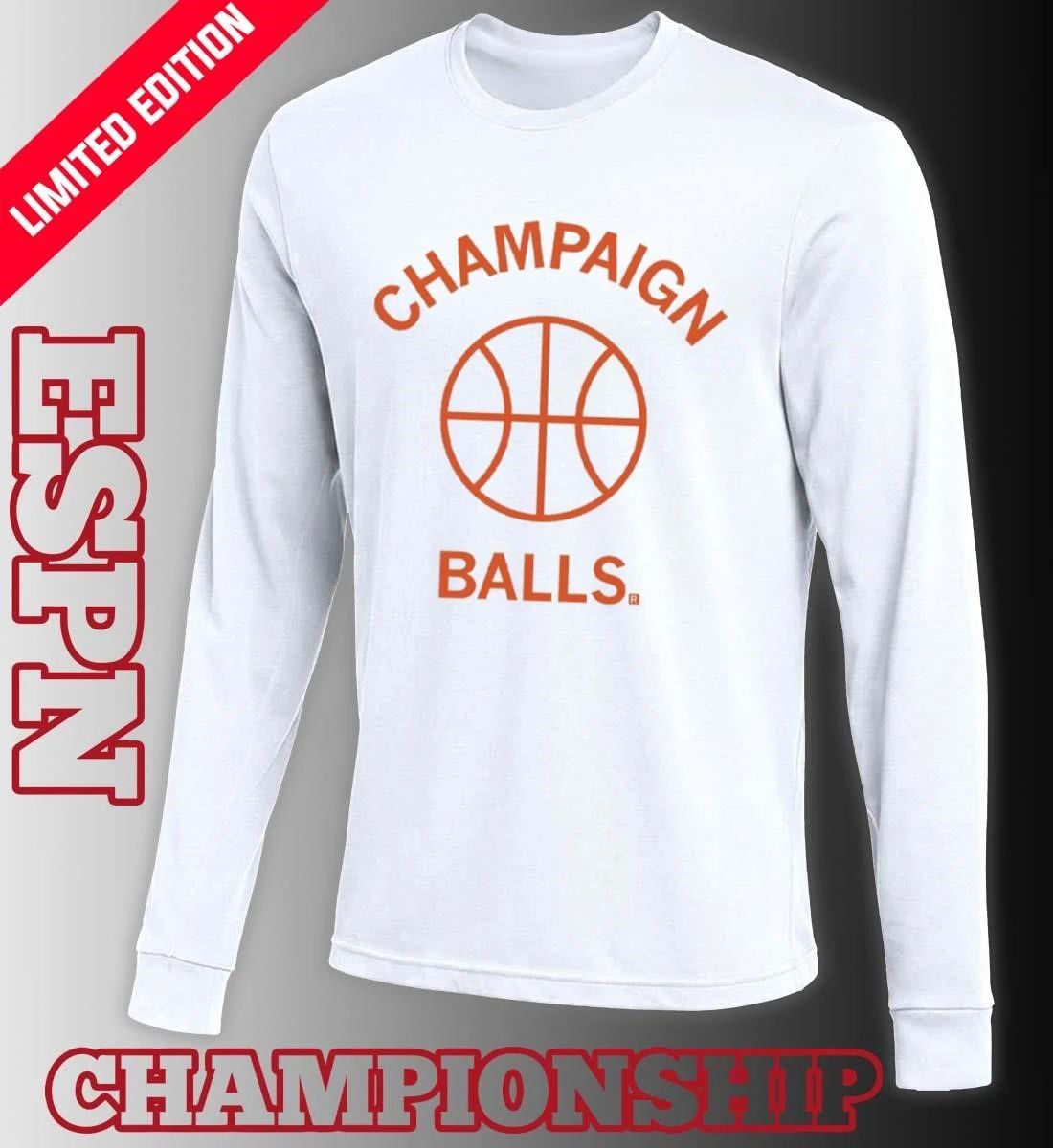 Illinois Fighting Illini Champaign Balls NCAA Tournament Shirt