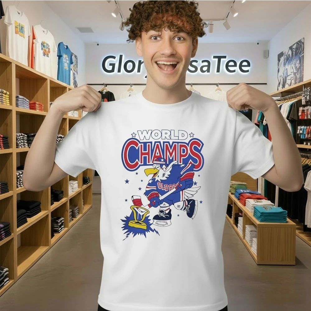 Usa Hockey x Old Row World Champs Eagle Shirt