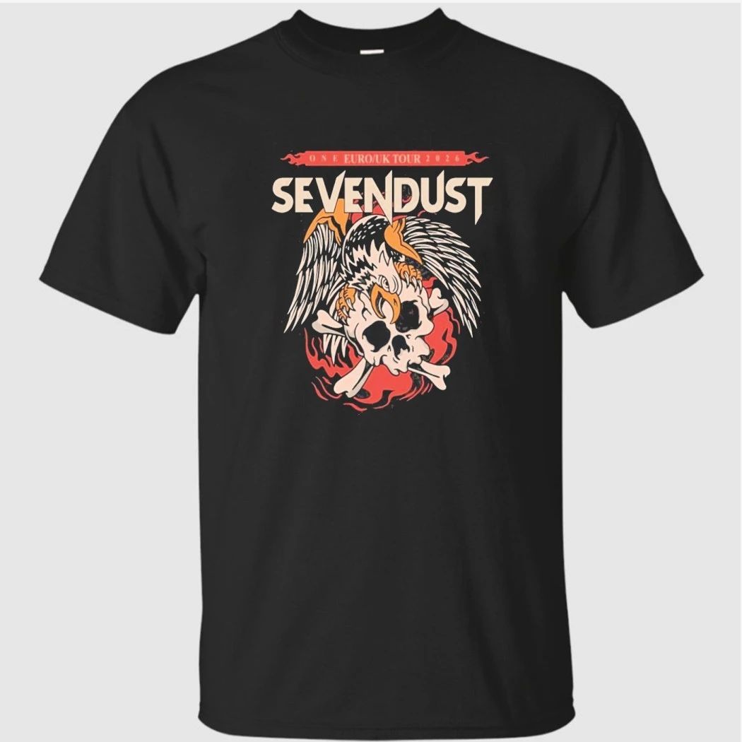 Sevendust One Euro & UK 2026 Tour Shirt