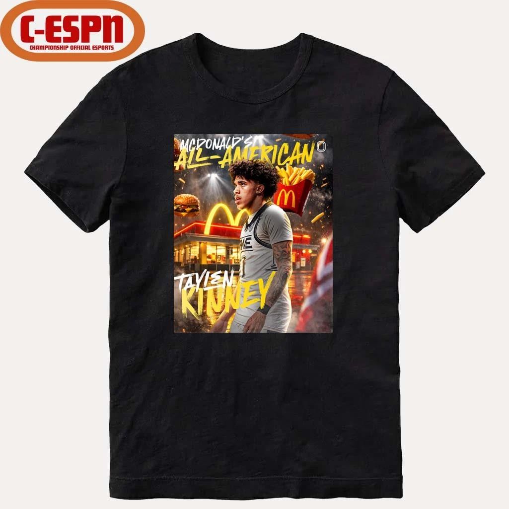 Mcdonald’s All-American Taylen Kinney Kansas Basketball Shirt