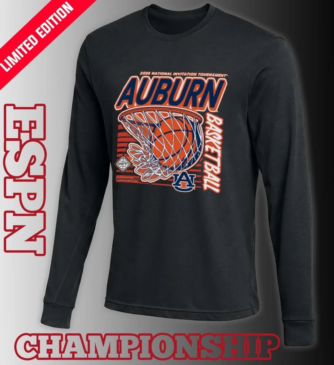 Auburn Tigers 2026 Division I Men’s Basketball Postseason NIT Shirt
