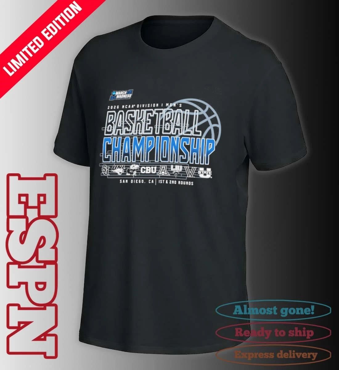1st, 2nd Rounds 2026 NCAA DI Men’s Basketball Championship – San Diego, CA Shirt