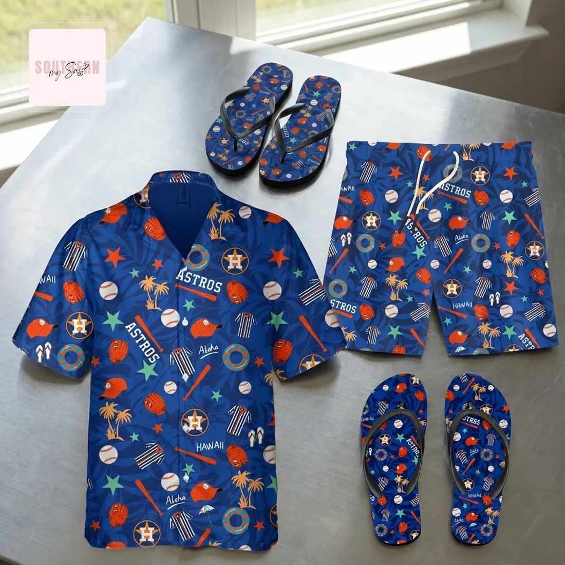 Houston Astros Summer Vacation Hawaiian Shirt